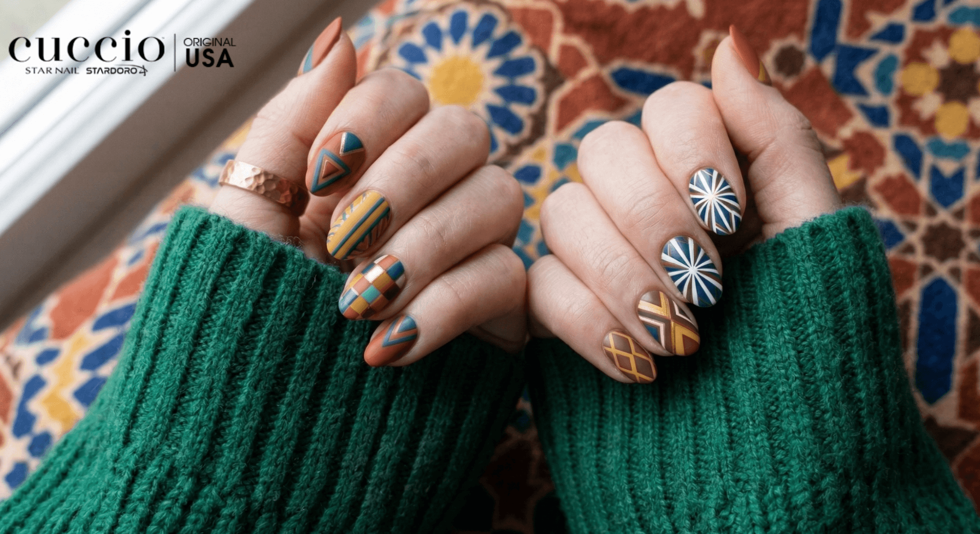 Geometryczne wzory na paznokciach - proste zdobienia dla początkujących